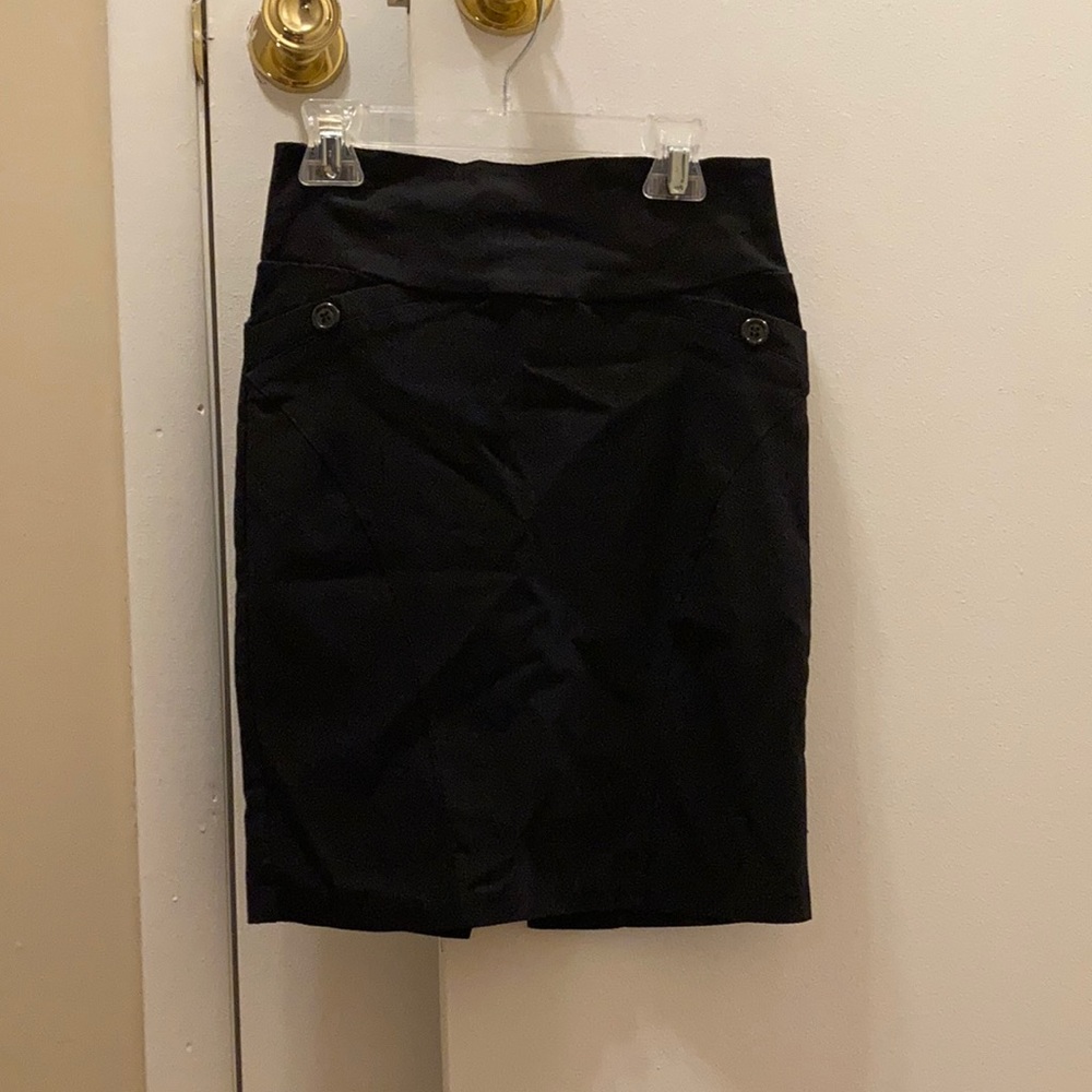 Black Pencil Skirt size medium, stretches well